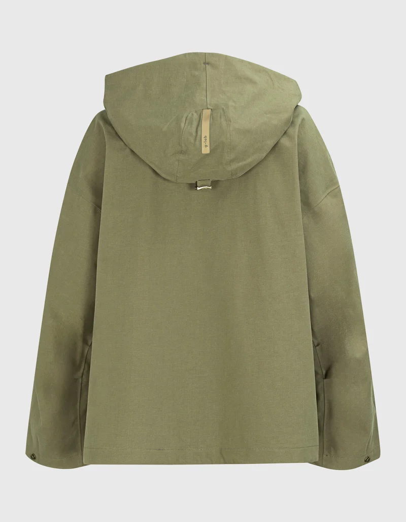 Loose-Fit Jacke mit Kapuze