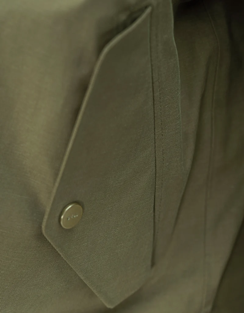 Loose-Fit Jacke mit Kapuze