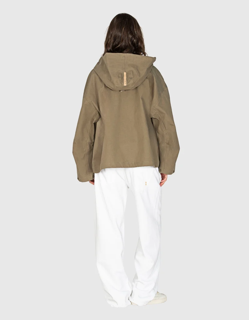 Loose-Fit Jacke mit Kapuze