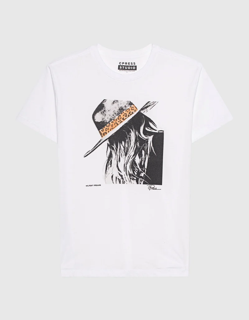 Bedrucktes T-Shirt