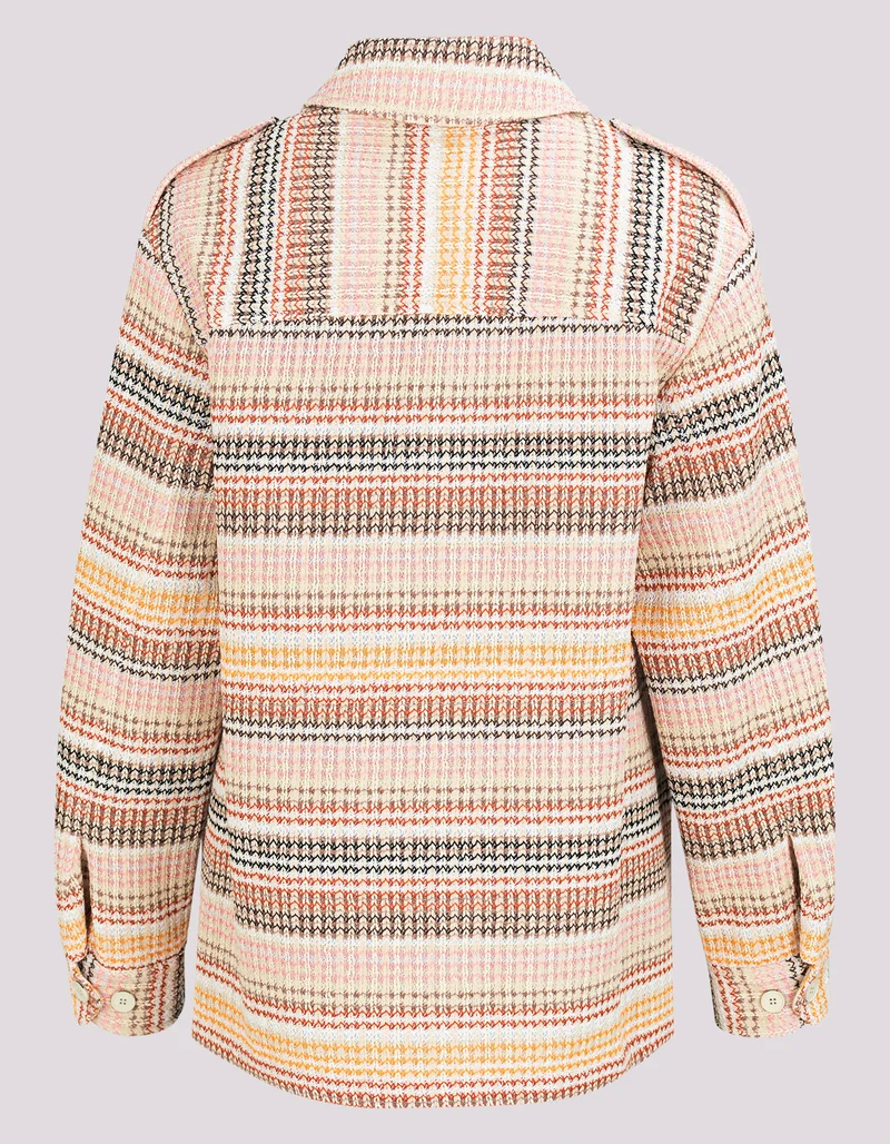 Gemusterte Jacke mit Brusttaschen