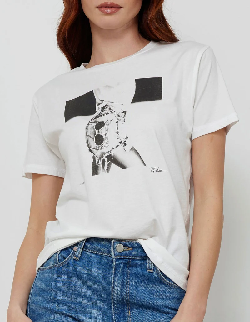 Bedrucktes T-Shirt