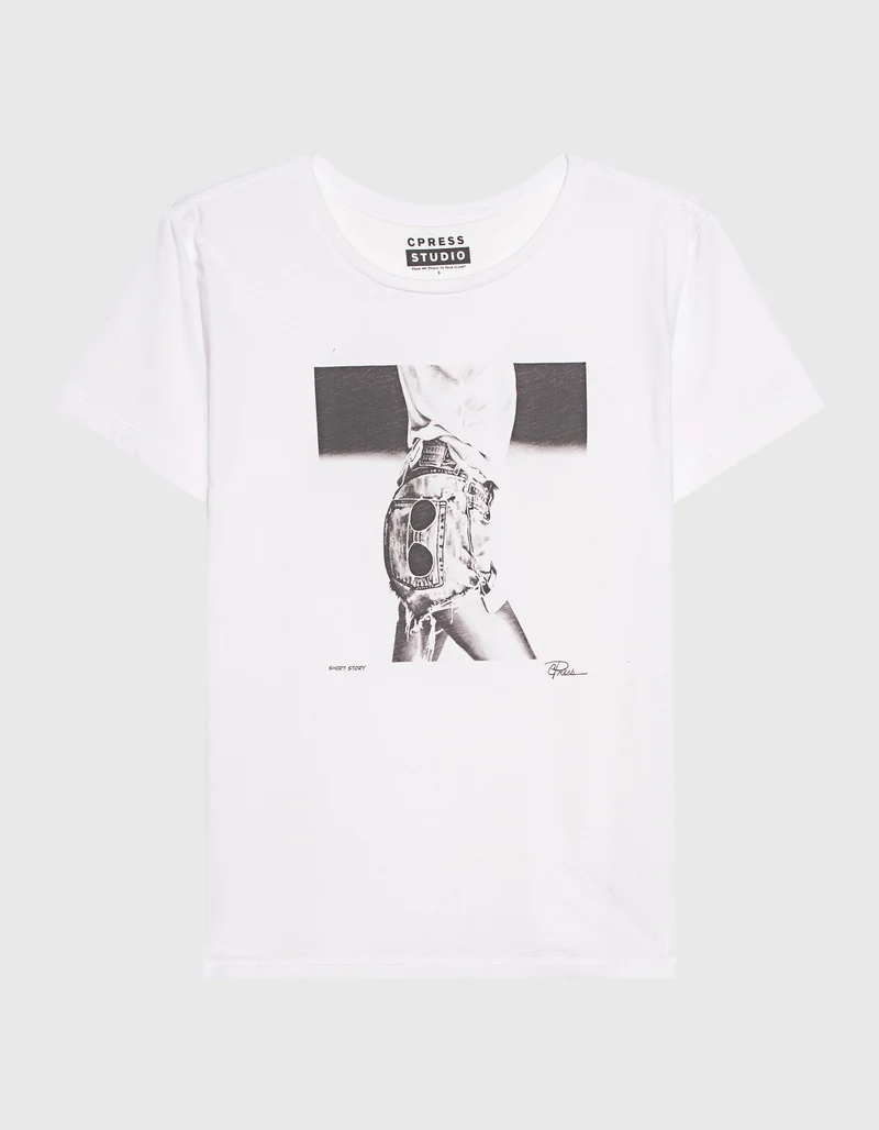 Bedrucktes T-Shirt