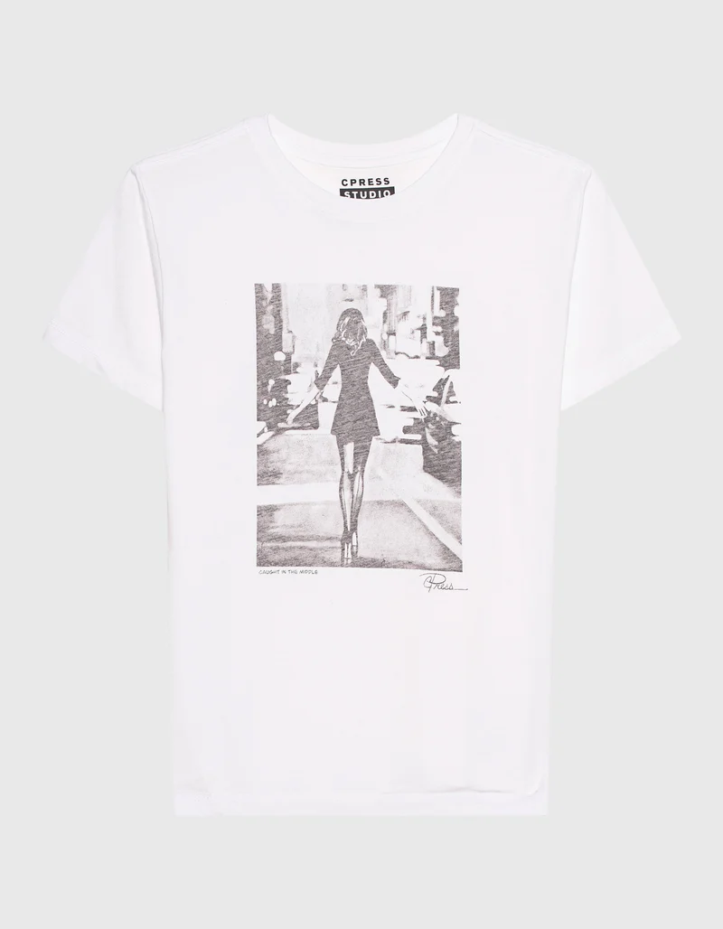 Bedrucktes T-Shirt