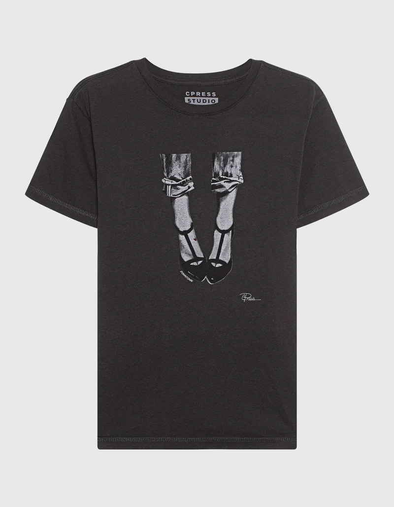Bedrucktes T-Shirt