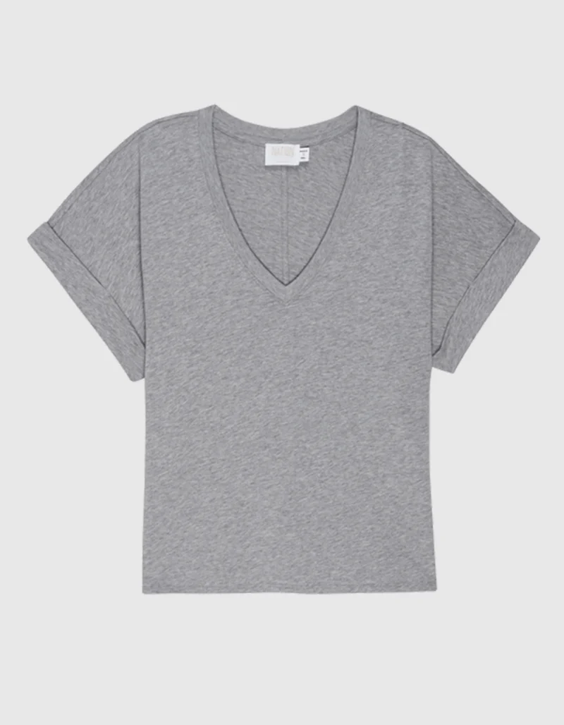 T-Shirt mit V-Ausschnitt