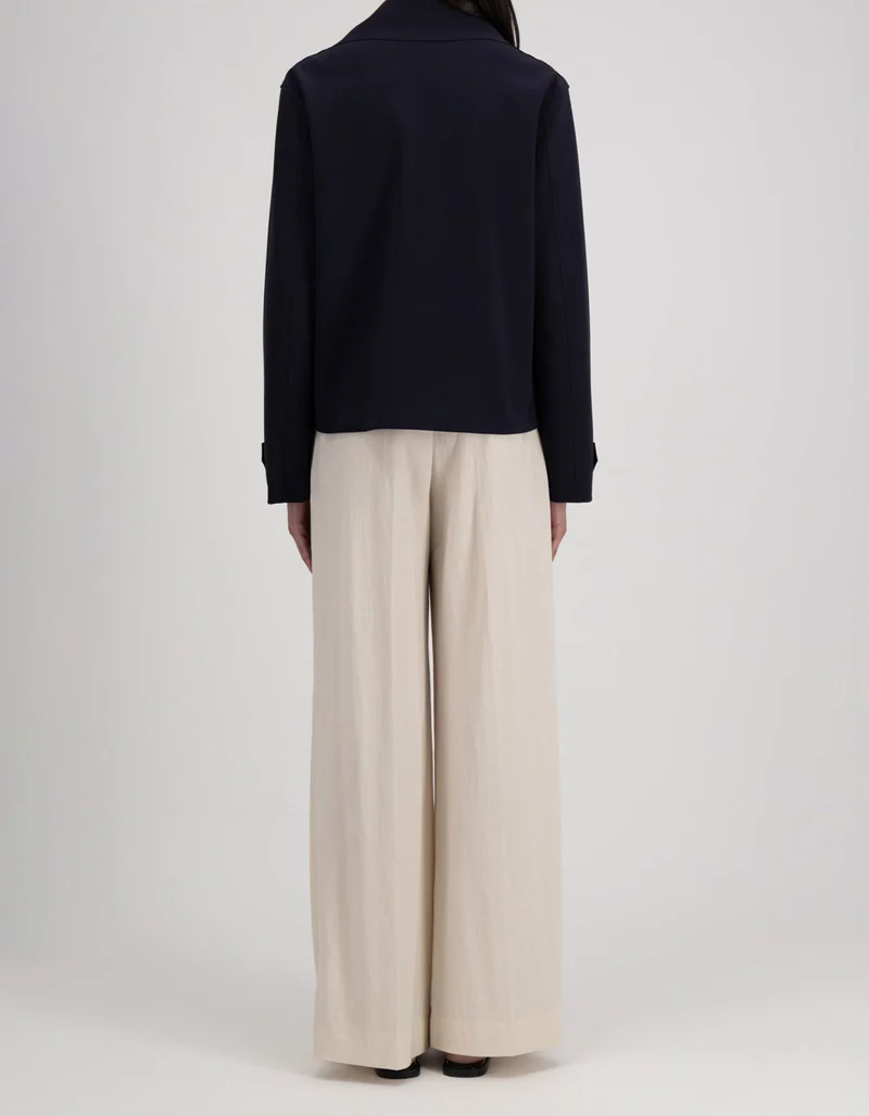 Cropped Neopren-Cabanjacke
