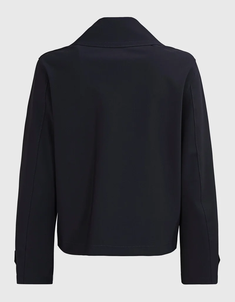 Cropped Neopren-Cabanjacke