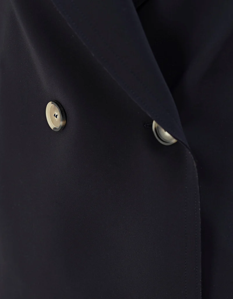 Cropped Neopren-Cabanjacke