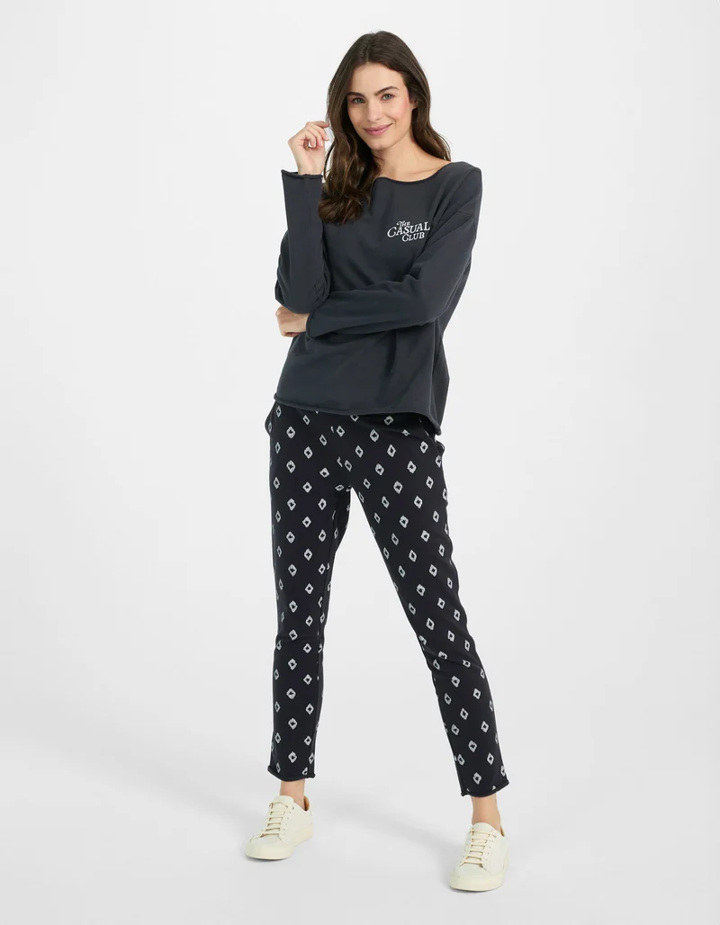 Bedruckte Slim-Fit Sweatpants