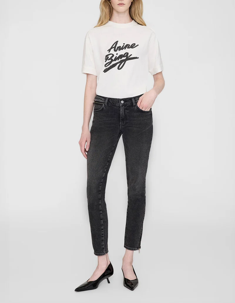 Bedrucktes Boxy-Fit T-Shirt Jaylin