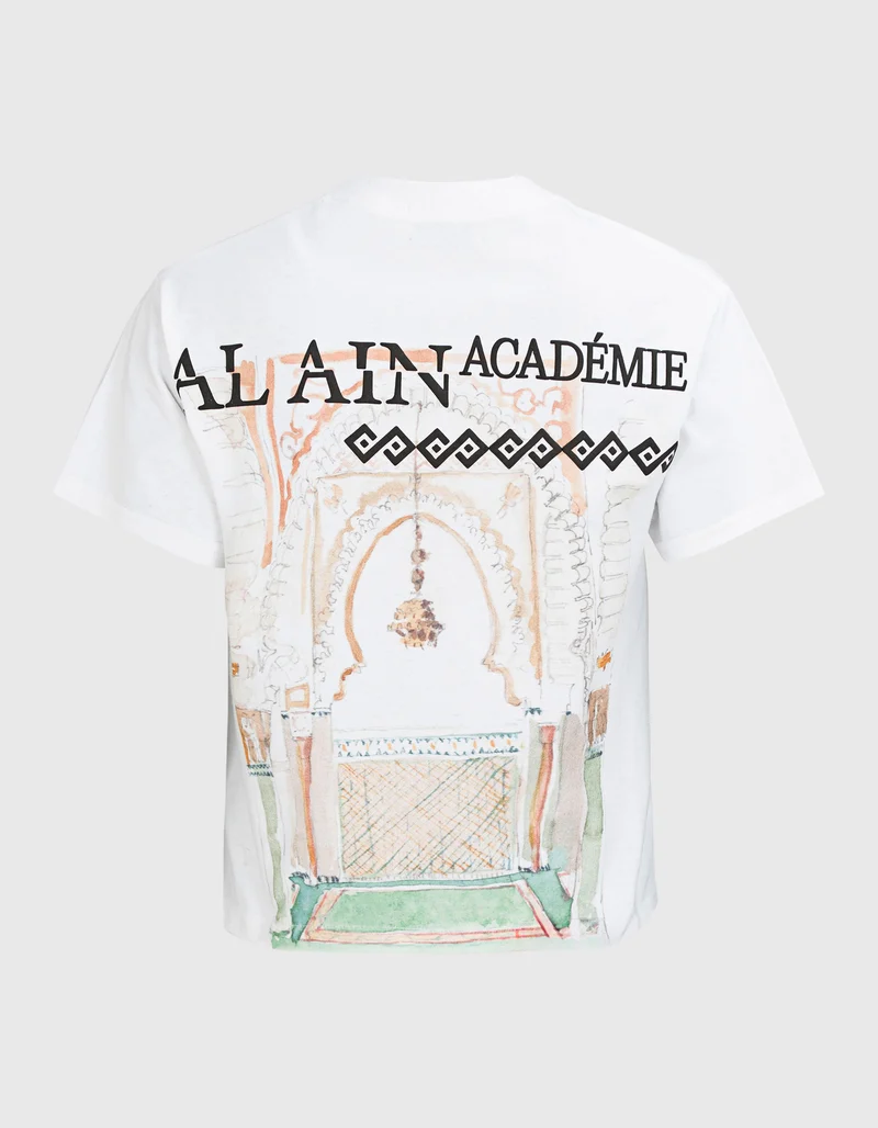 Bedrucktes Crop-T-Shirt
