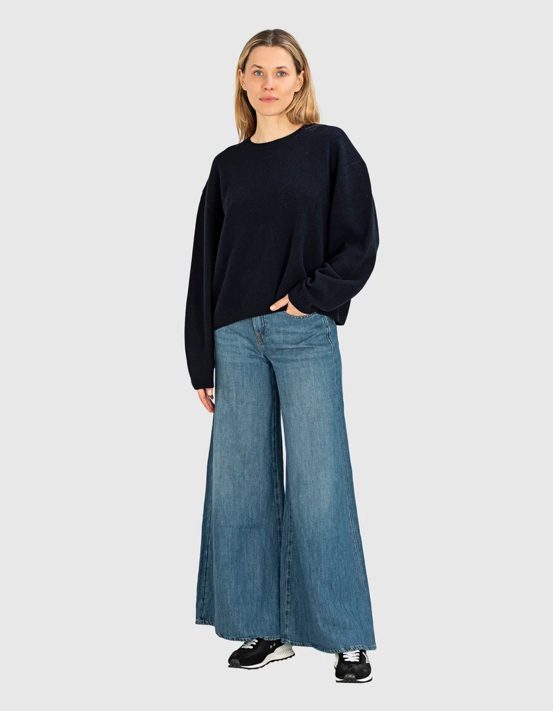 Wide-Leg Jeans Willow mit Leinen-Anteil
