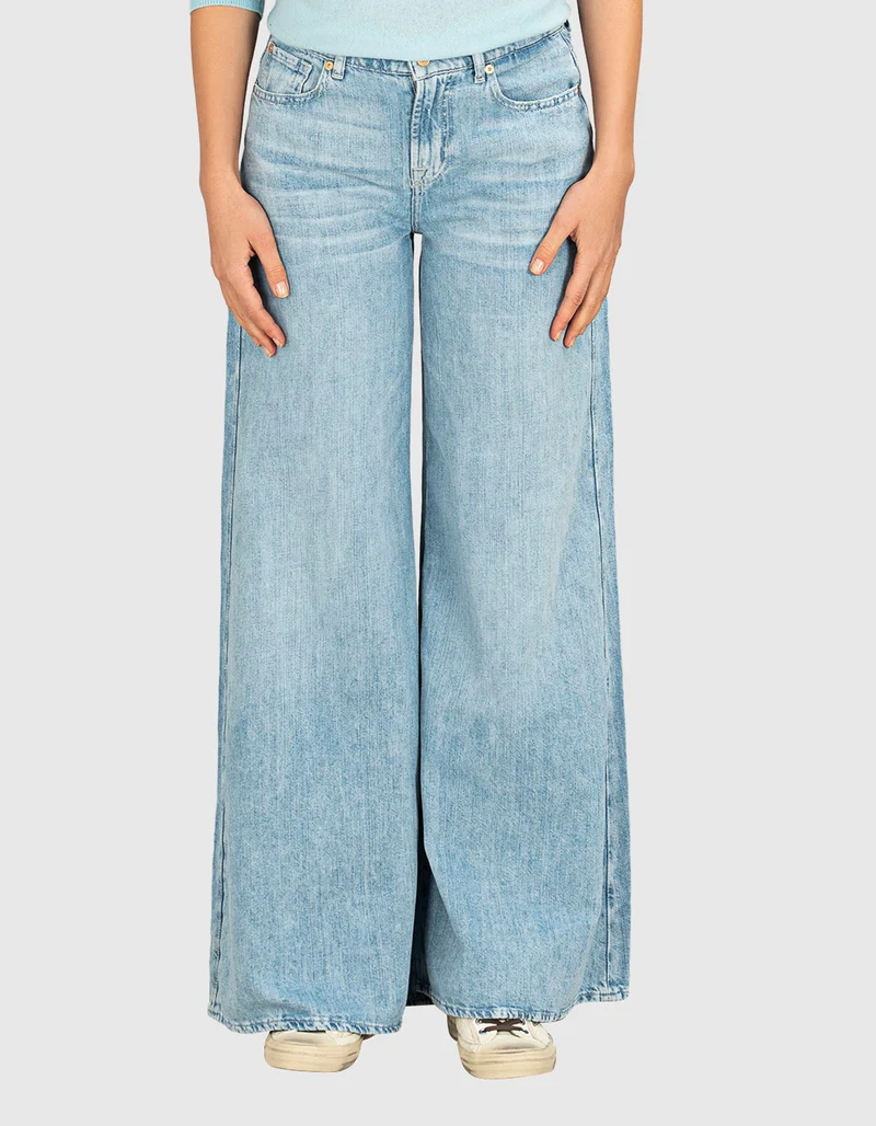 Wide-Leg Jeans Willow mit Leinen-Anteil
