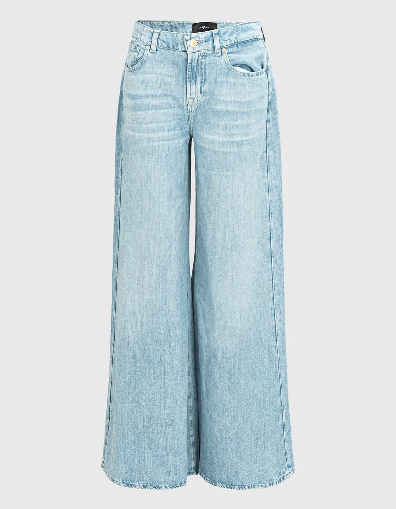 Wide-Leg Jeans Willow mit Leinen-Anteil