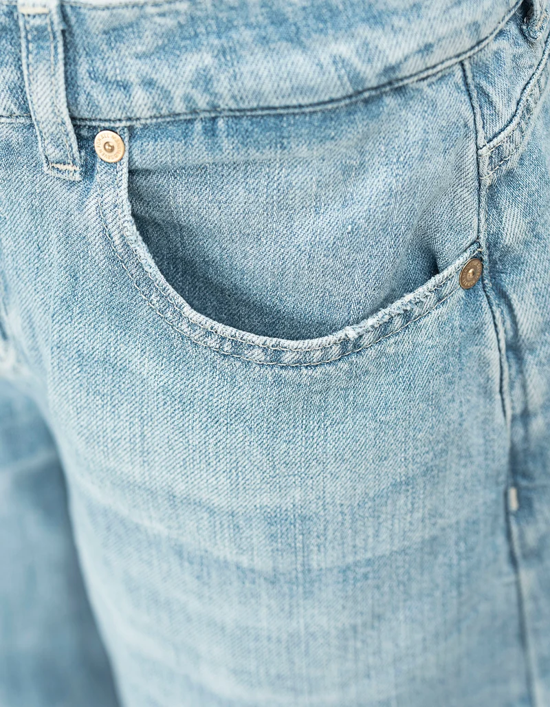 Wide-Leg Jeans Willow mit Leinen-Anteil
