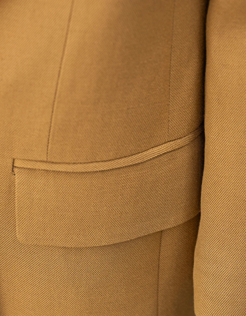 Blazer mit Leinenanteil