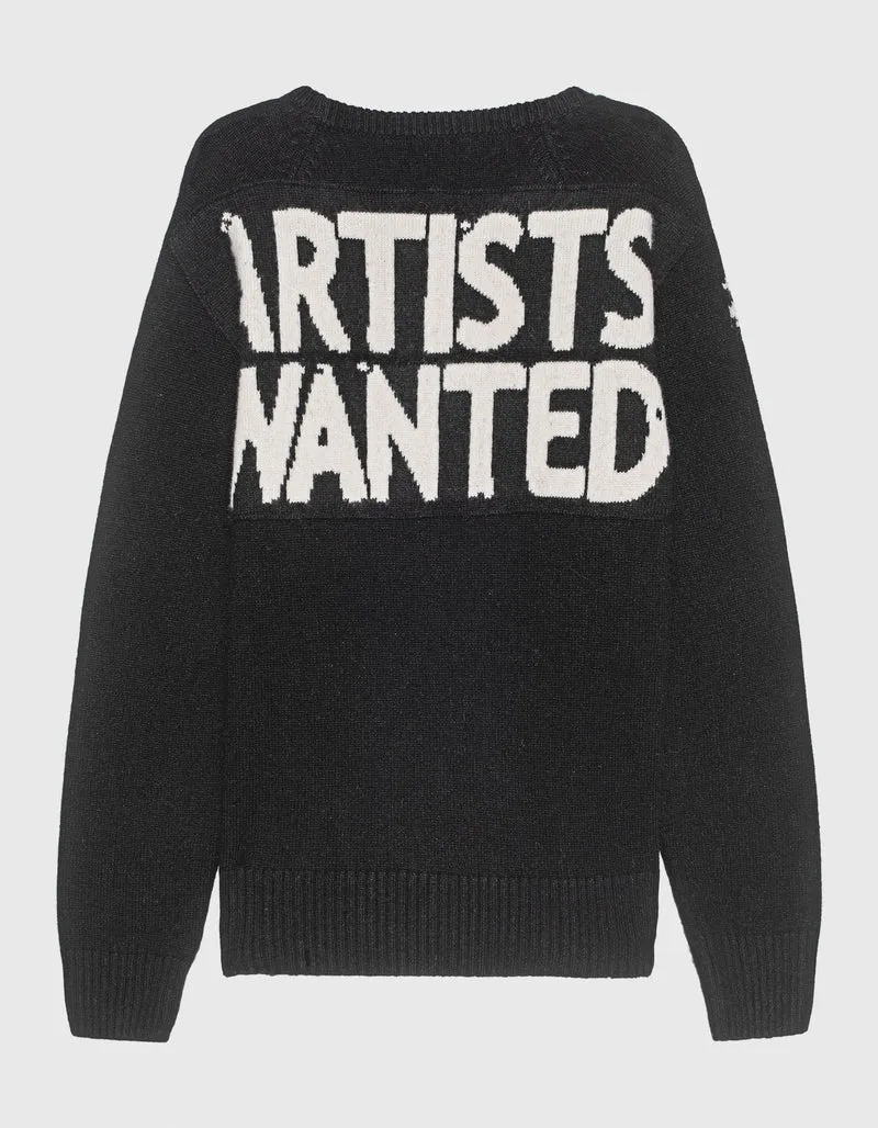 Kaschmir-Pullover mit Wording