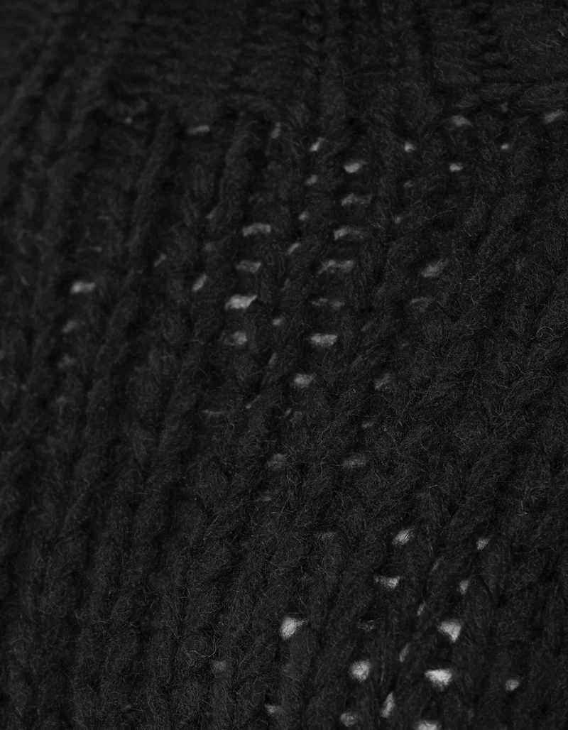 Oversize Grobstrick-Kaschmirpullover