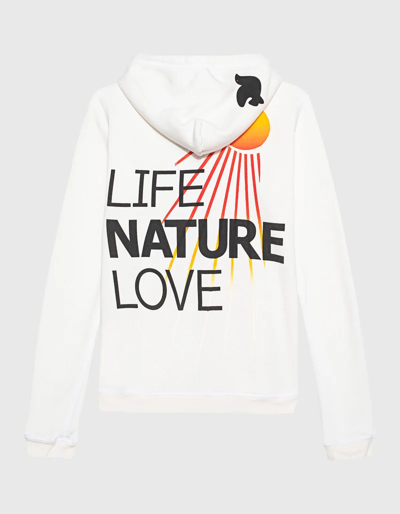 Bedruckter Zipper-Hoodie Circa'99 Lifenaturelove