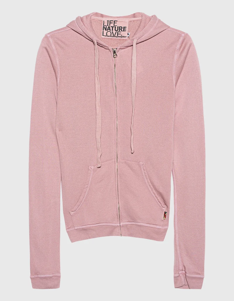 Bedruckter Zipper-Hoodie Superfluff Lux