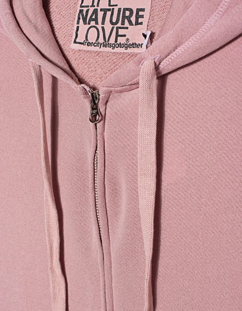 Bedruckter Zipper-Hoodie Superfluff Lux