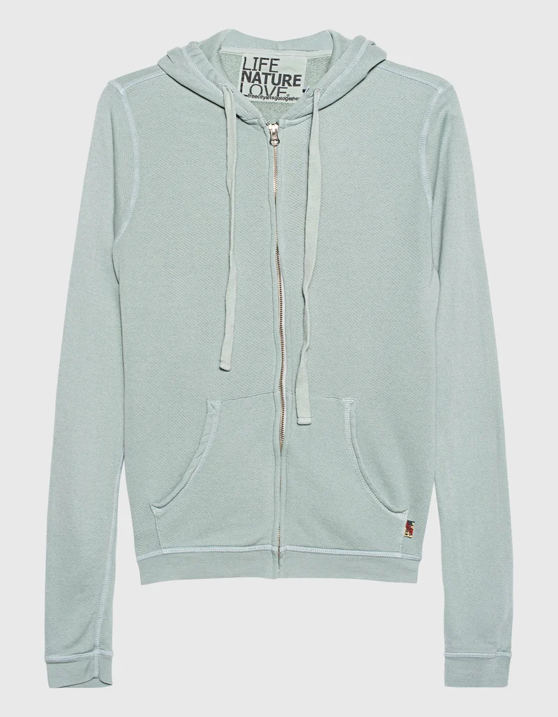 Bedruckter Zipper-Hoodie Superfluff Lux