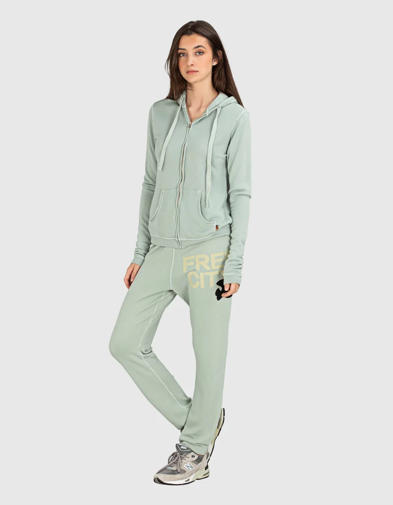 Bedruckter Zipper-Hoodie Superfluff Lux