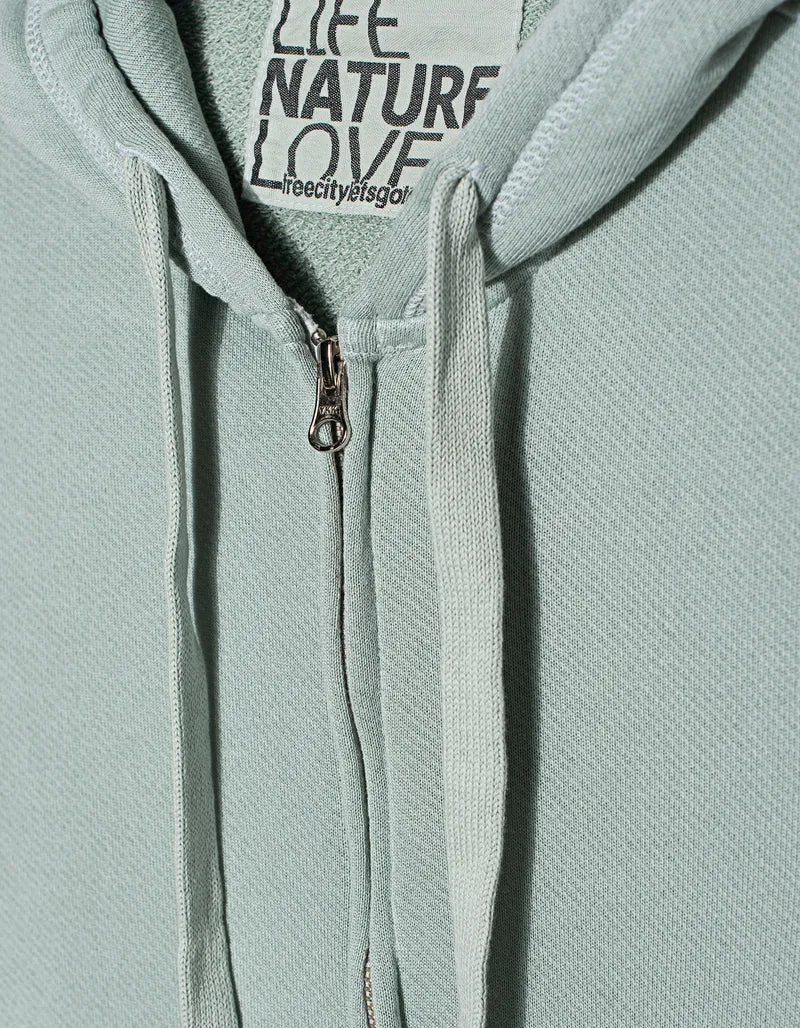 Bedruckter Zipper-Hoodie Superfluff Lux