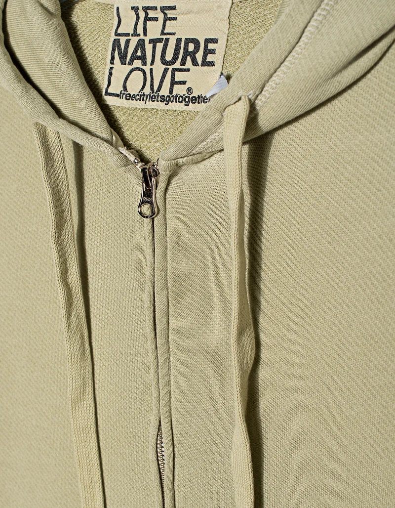 Bedruckter Zipper-Hoodie Superfluff Lux Zip
