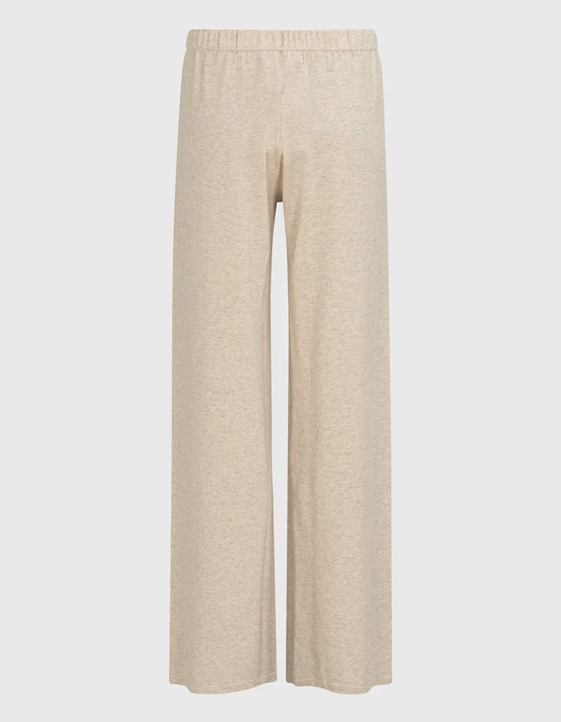 Wide-Leg Feinstrick-Hose mit Kaschmir-Anteil
