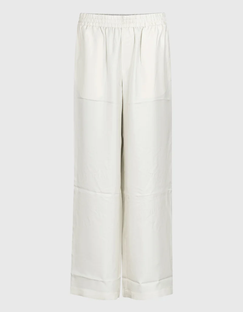 Wide-Leg Seiden-Hose