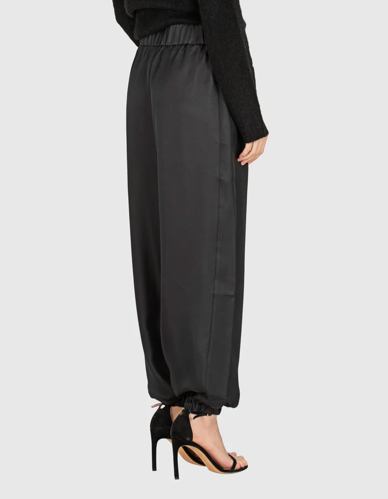 Seiden-Hose mit elastischem Bund