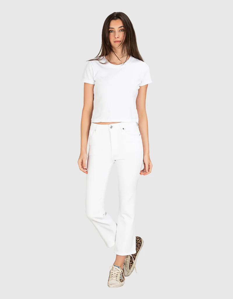 High-Rise Bootcut-Jeans