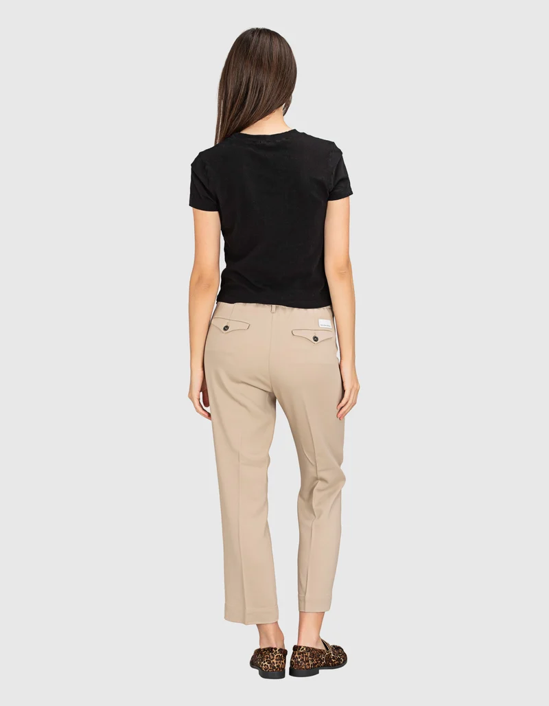 Cropped Bootcut-Hose
