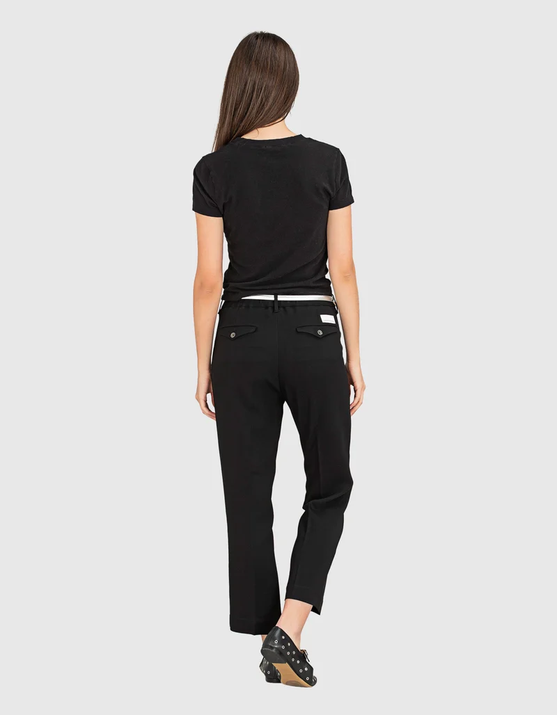 Cropped Bootcut-Hose