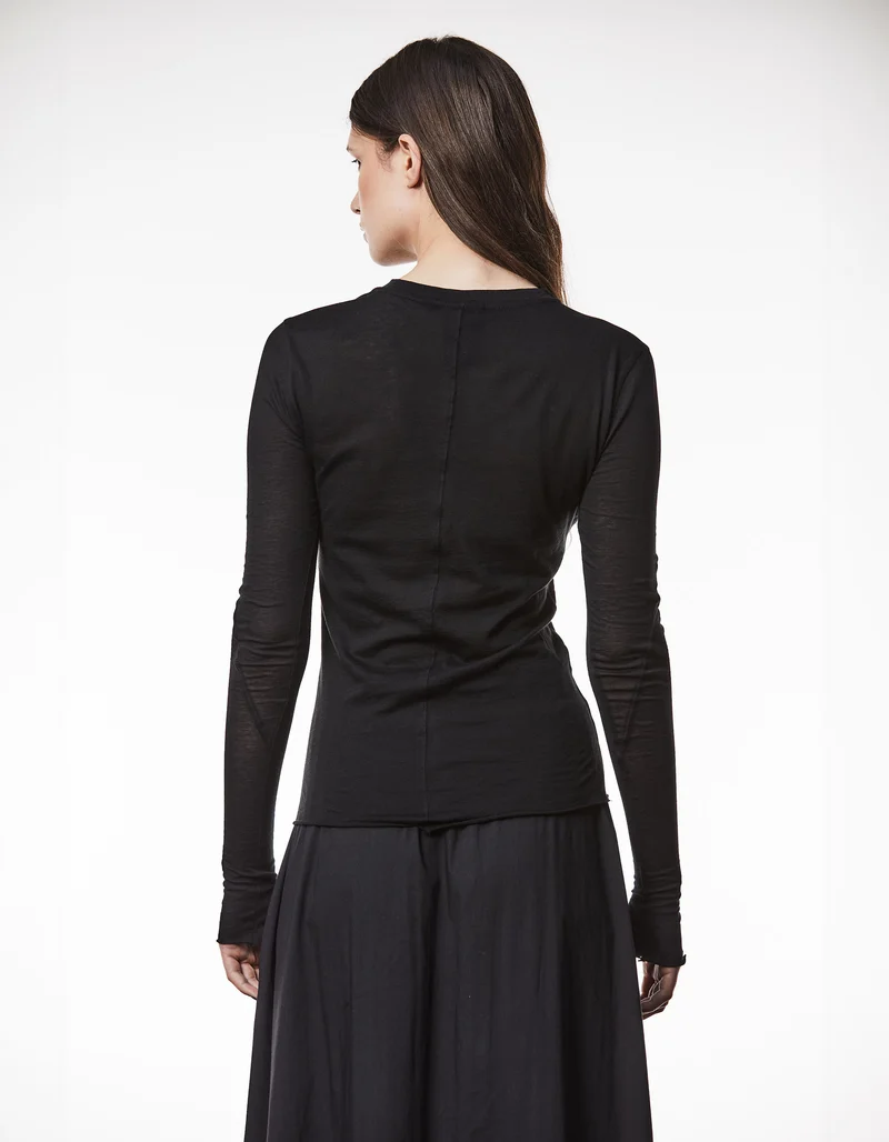 Longsleeve mit Rundhalsausschnitt