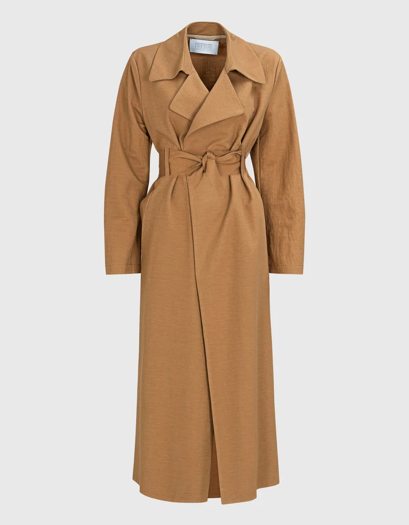 Trenchcoat mit Bindegürtel