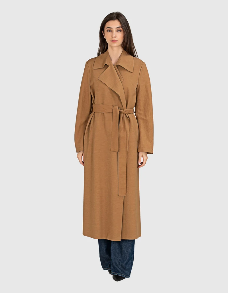 Trenchcoat mit Bindegürtel