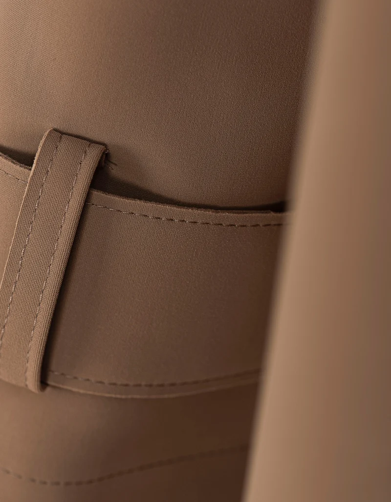 Kurzmantel mit Eingrifftaschen