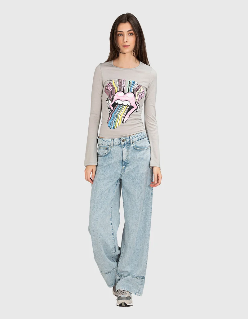Bedrucktes Longsleeve