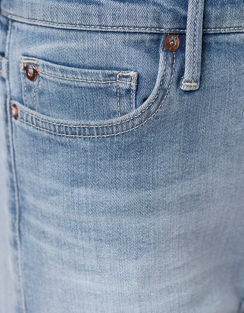 Washed-Out Wide-Leg Jeans