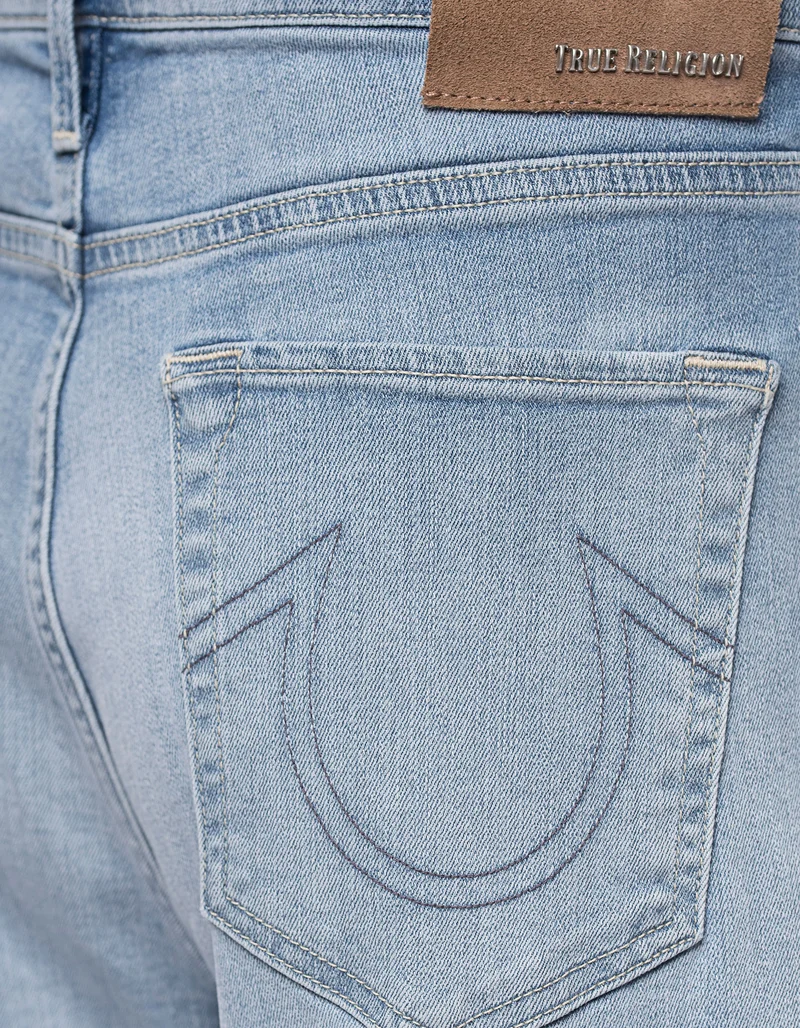 Washed-Out Wide-Leg Jeans