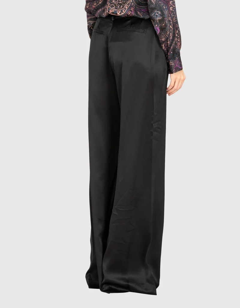 Wide-Leg Seiden-Hose
