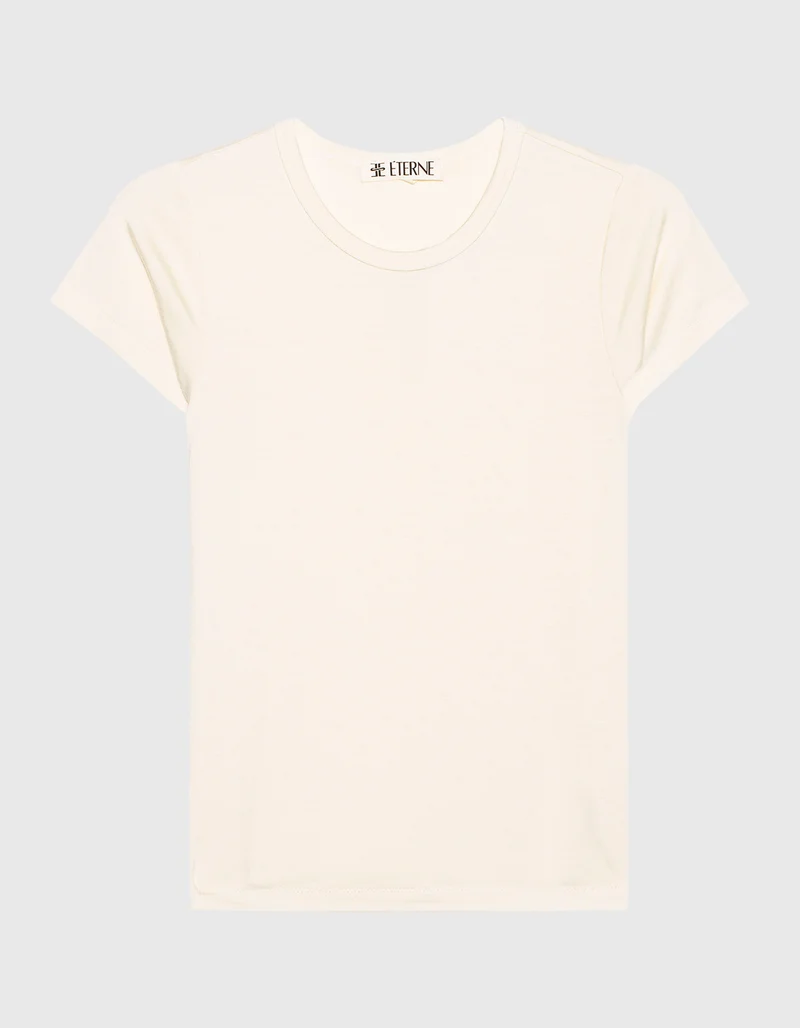 T-Shirt mit Rundhalsausschnítt