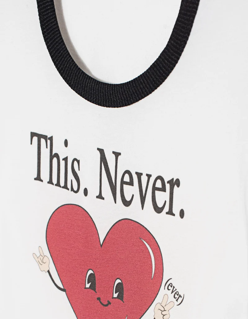 Bedrucktes T-Shirt