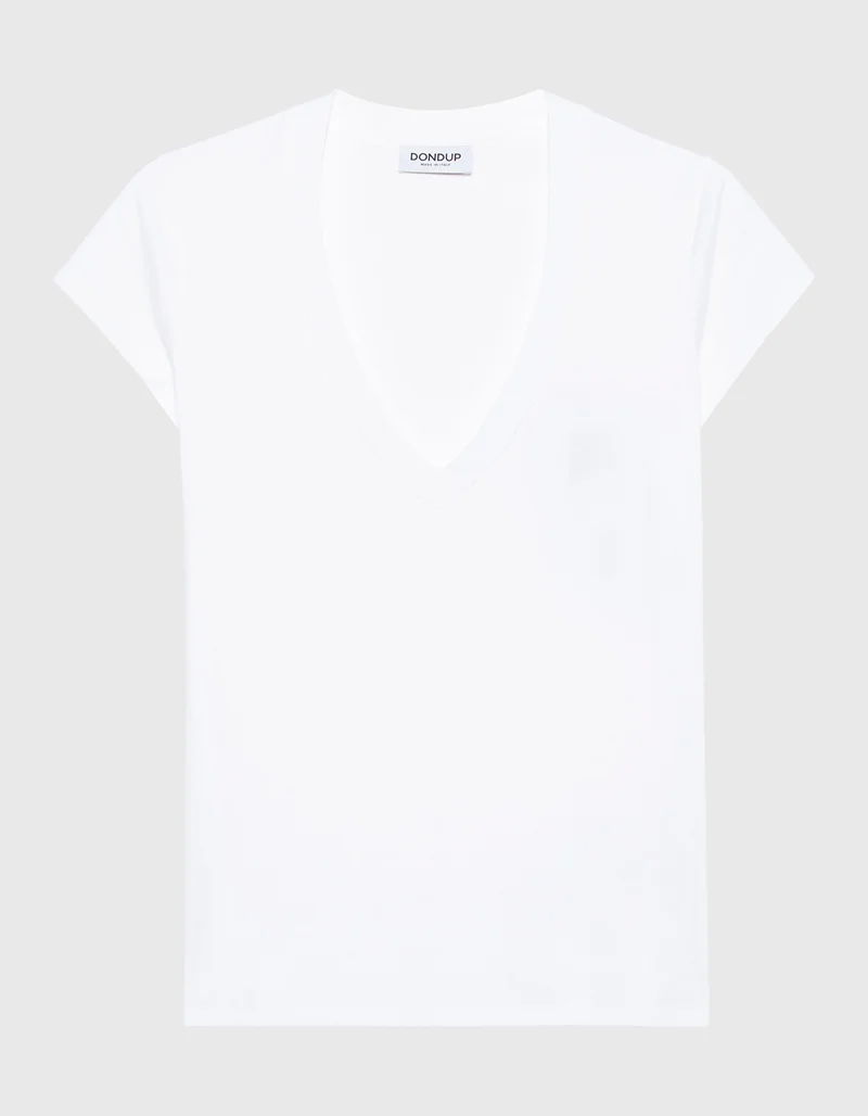 T-Shirt mit V-Ausschnitt