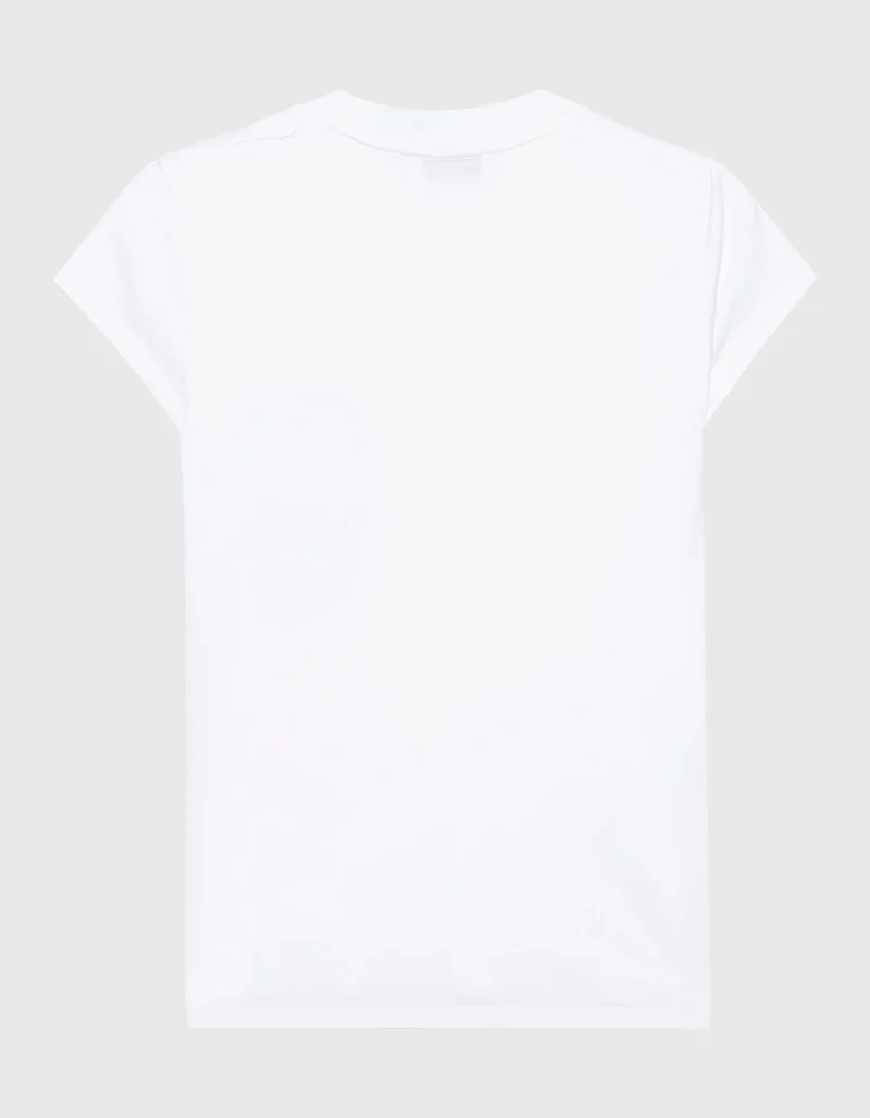 T-Shirt mit V-Ausschnitt