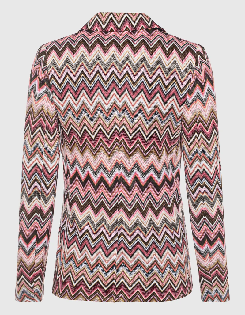 Gemusterter Slim-Fit Blazer