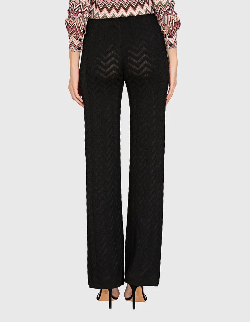 Wide-Leg Hose mit elastischem Bund